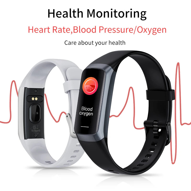 LIGE 1.1 inch Smart Watch Smartwatch Band Women Heart Rate Monitoring Waterproof men Smart Bracelet Sport Fitness Tracker